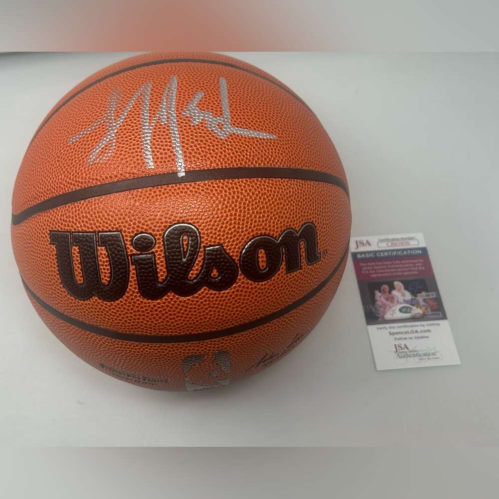Yang Hansen signed NBA Basketball Portland Trail Blazers China JSA COA